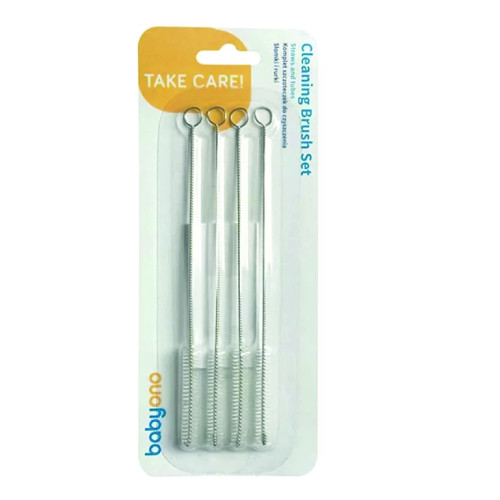 BabyOno 733 Set of straw and spout cleaning brushes