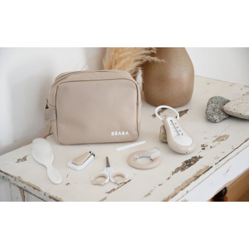Beaba Toiletry bag with 7 accessories - Clay Earth
