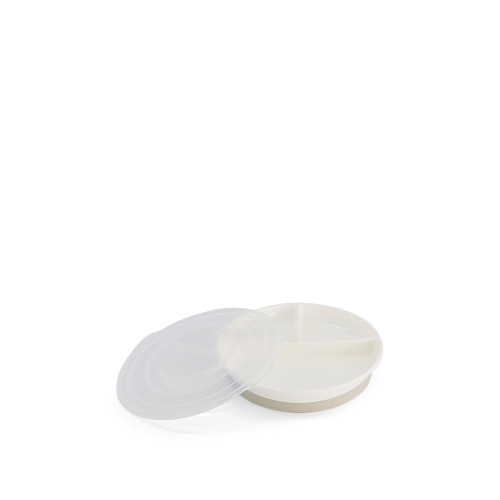 Twistshake šķīvis  ar nodalījumiem balts, 6+mēn.