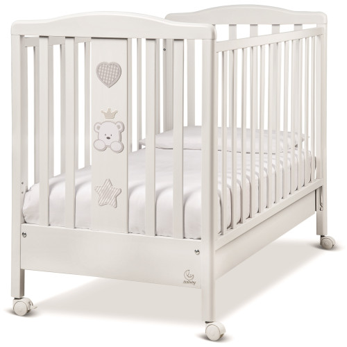 Italbaby Baby Re Dove Grey bērnu gultiņa 