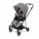 Cybex MIOS Soho Grey Black Frame pastaigu rati Cybex MIOS Soho Grey Black Frame pastaigu rati