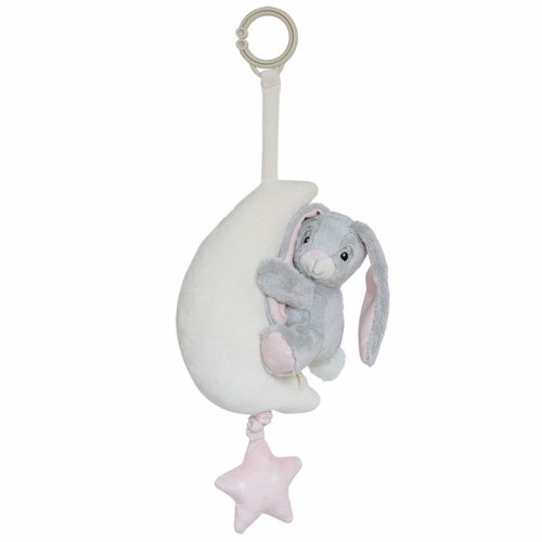 Mūzikālā  rotaļlieta My Newborn Star Bunny Musical Pink bērnu ratos/gultai