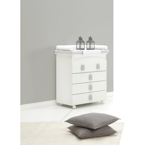 Raffaello kumode ar vanniņu Coccolo soft bicolor (grey)