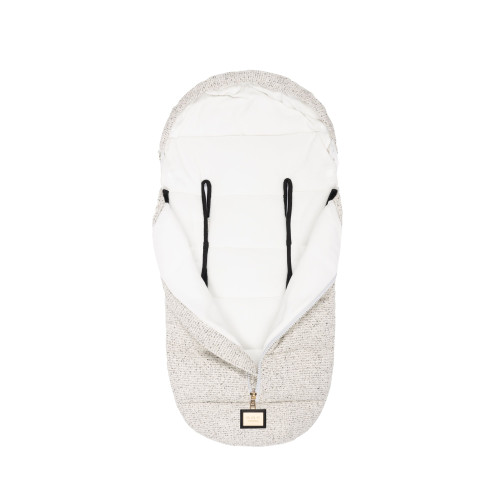 Bjällra ziemas guļammaiss kulbu ratiem Grey Tweed Premium Collection Small