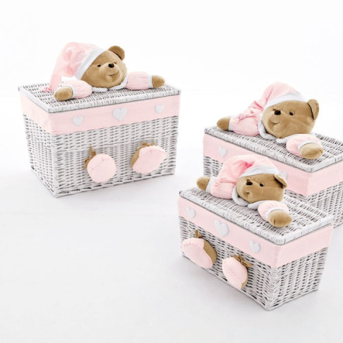 NaNan PUCCIO rotaļlietu kaste lielā Pink