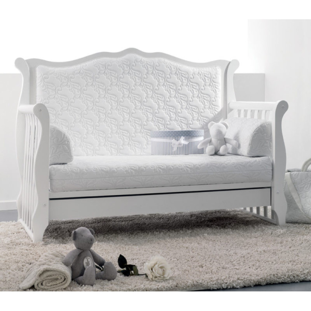 Azzurra bērnu gultiņa Rinascimento white, ivory