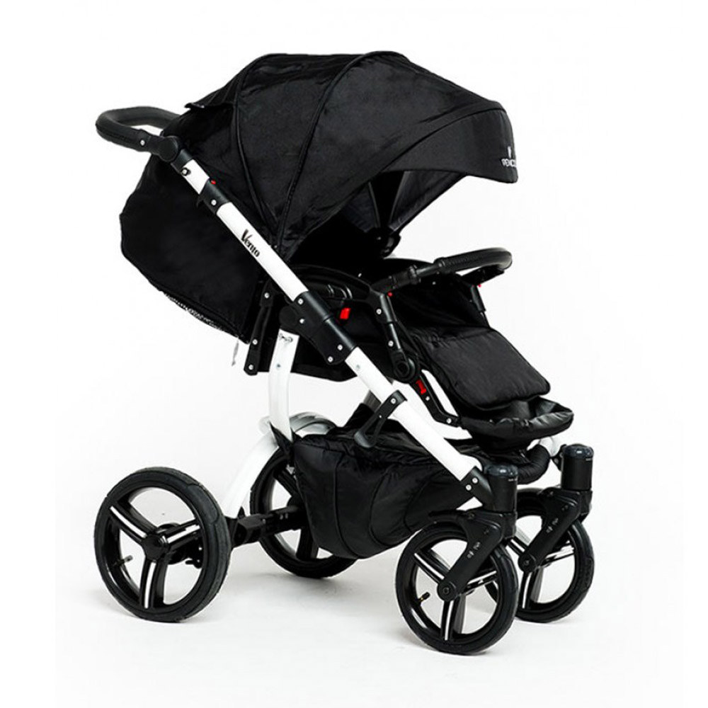 Venicci Soft Denim Black 2 in1 bērnu rati Venicci Soft Denim Black 2 in1 bērnu rati